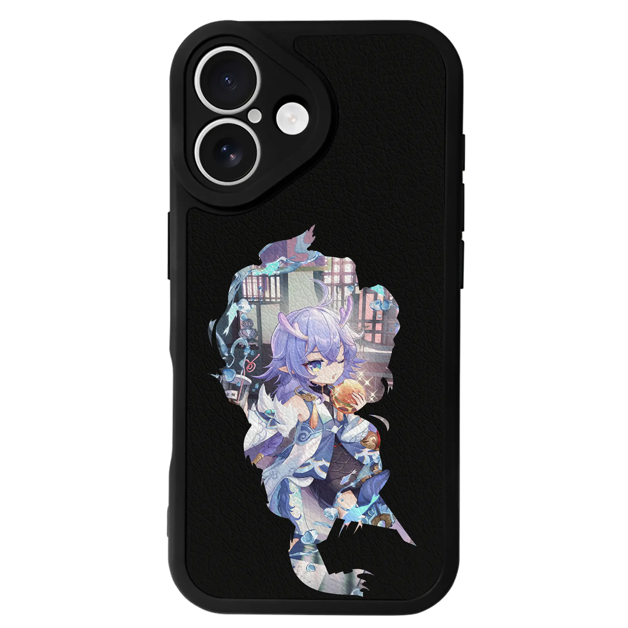 崩壊：スターレイル グッズ 白露 - IPhone 16シリーズ対応 ・ シリコンスマホケース ・ レザー調 ・ 高精度フィット ・ 耐衝撃 ・ ワイヤレス充電対応 ・ 精密カット